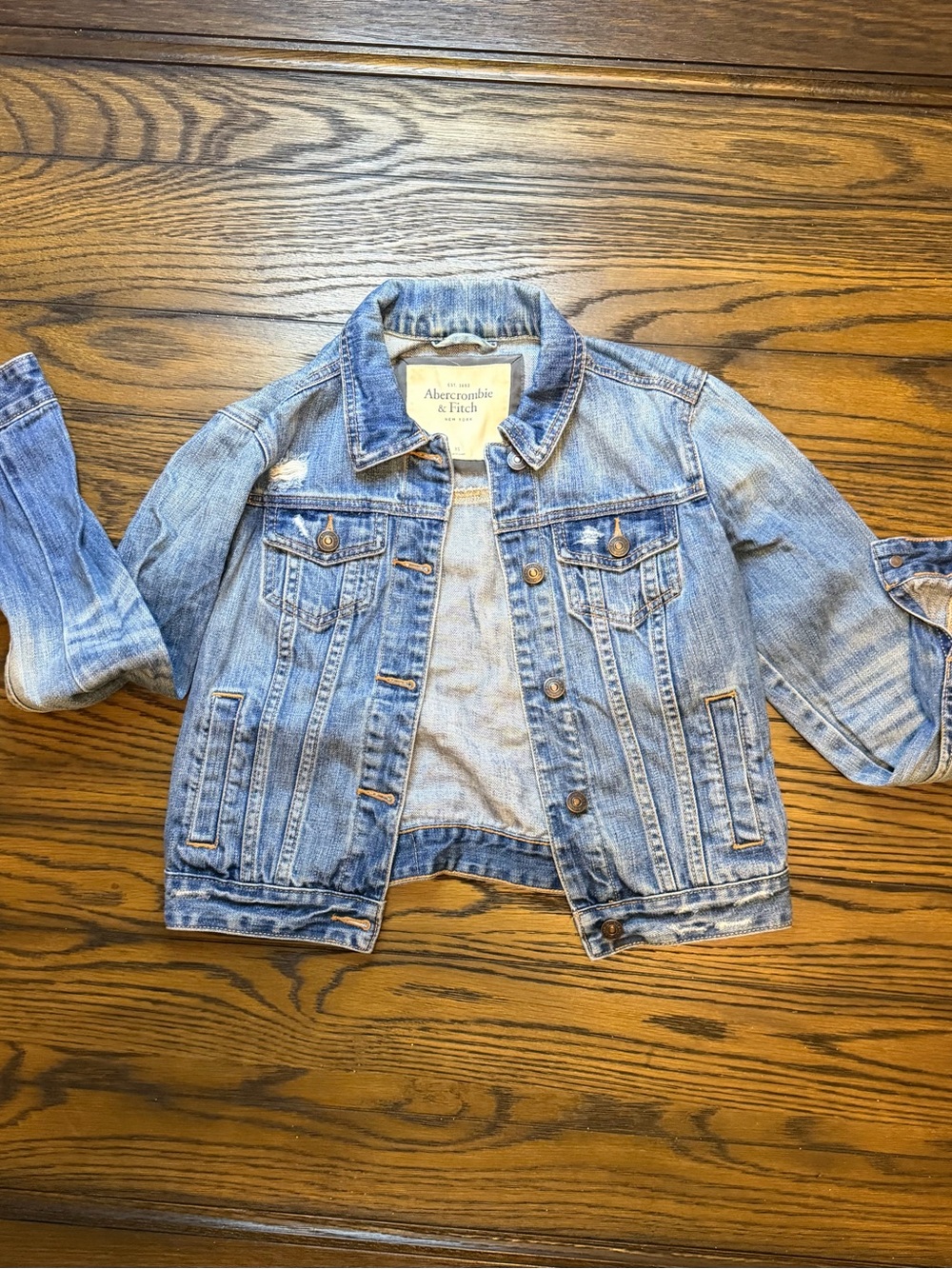 Abercrombie & Fitch Women’s Light Blue Denim Jacket